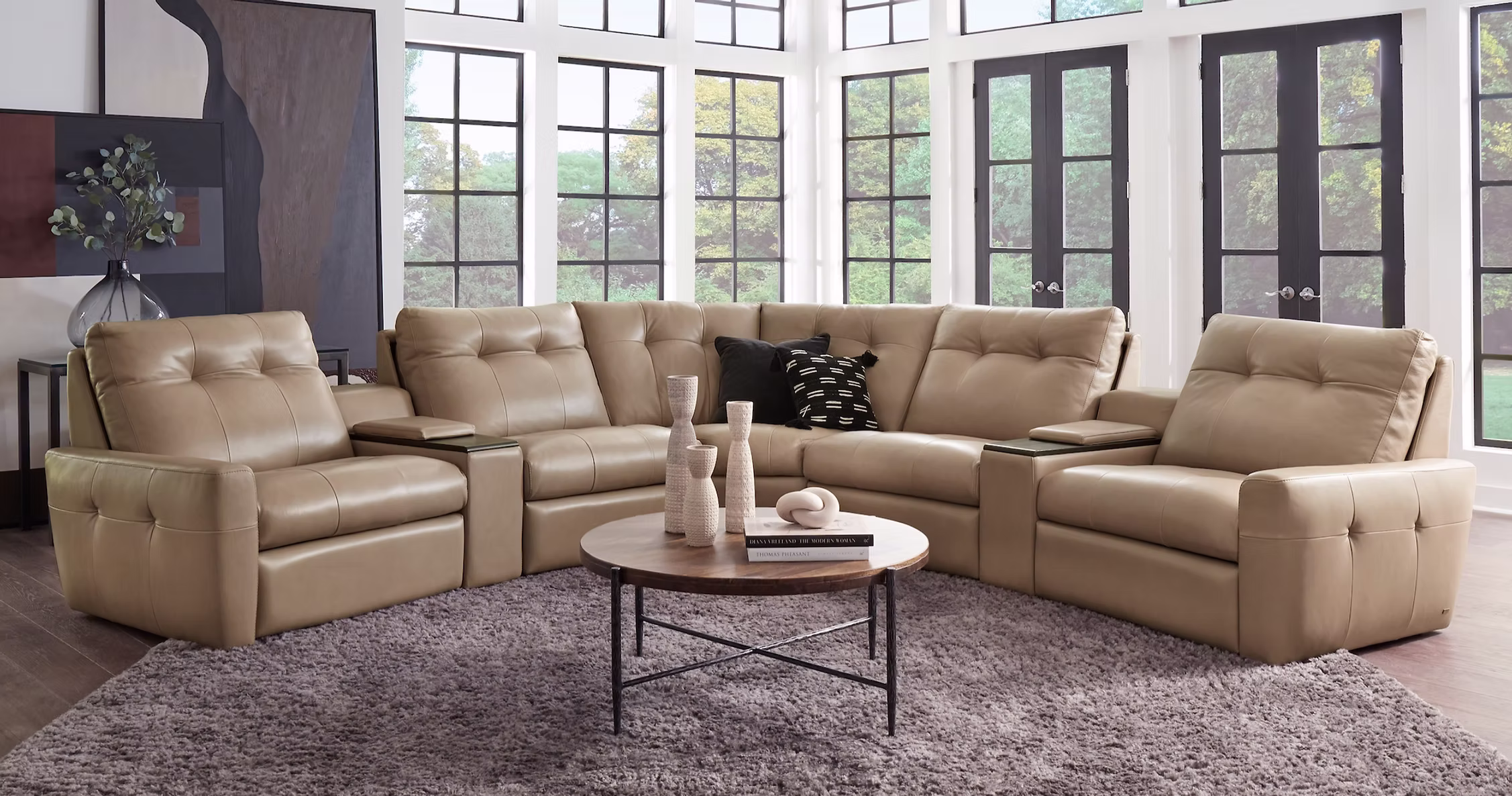 American Leather motion seating — Haptor Barrett Los Angeles