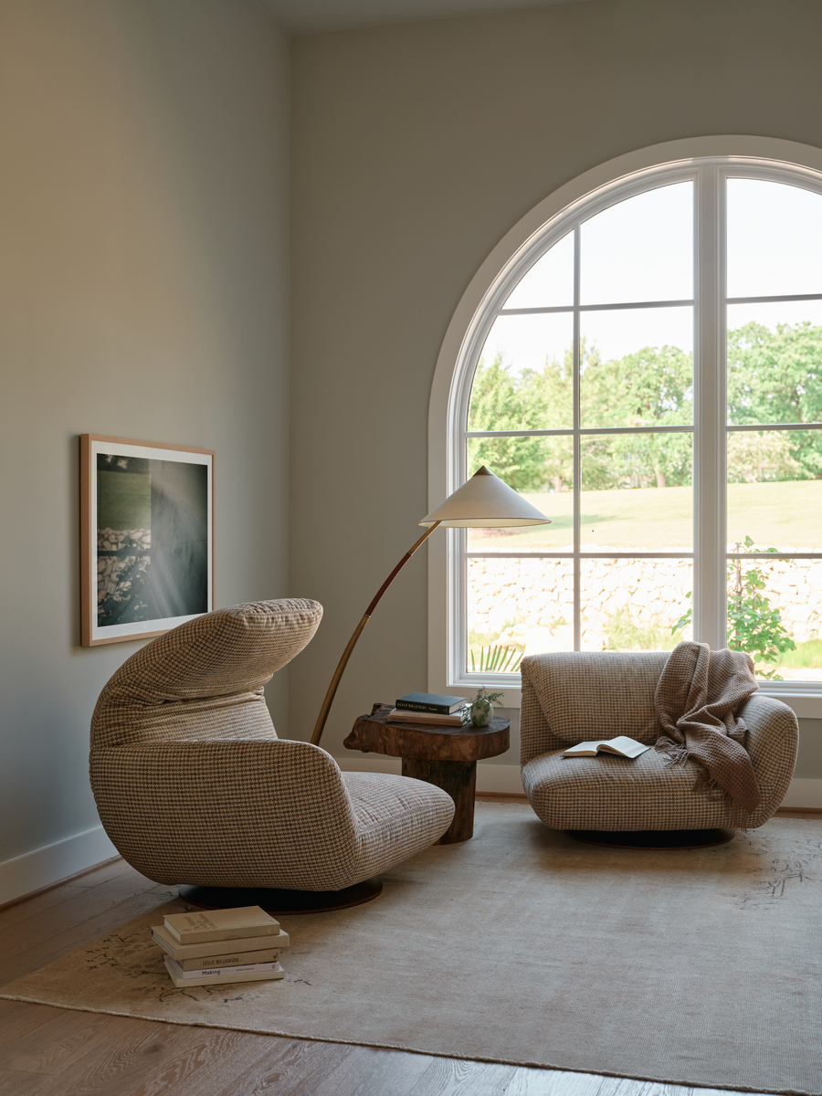 American Leather Whitby chair — available at Haptor Barrett Los Angeles